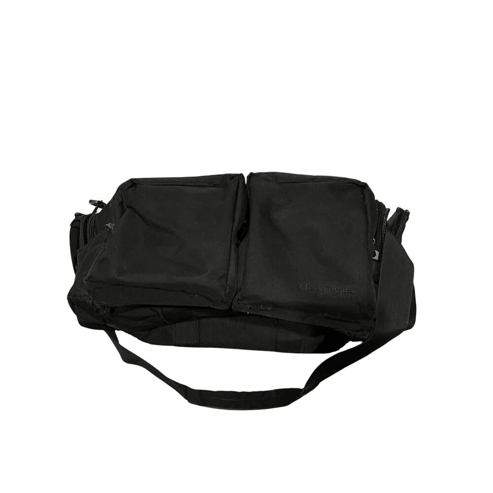 XL Tactical Canvas Black Item Duffel Bag 20"x15"x15"